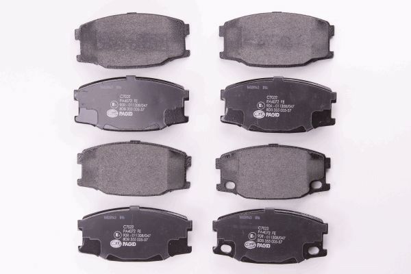 HELLA PAGID 8DB 355 005-571 Brake Pad Set, disc brake