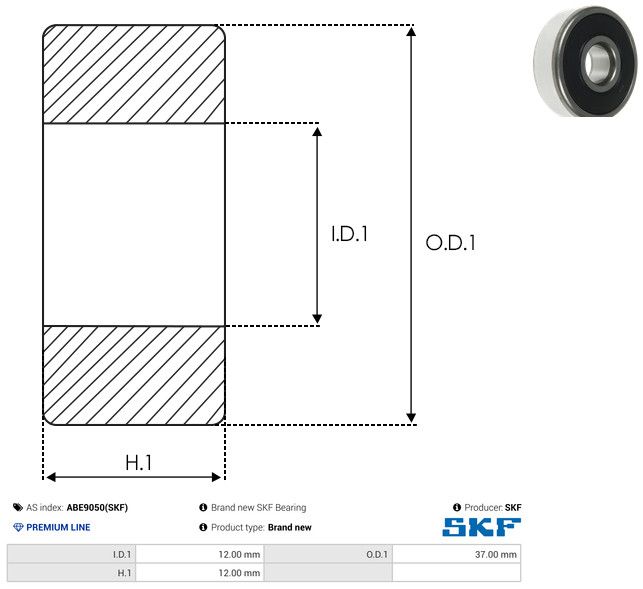 AS-PL ABE9050(SKF) Bearing