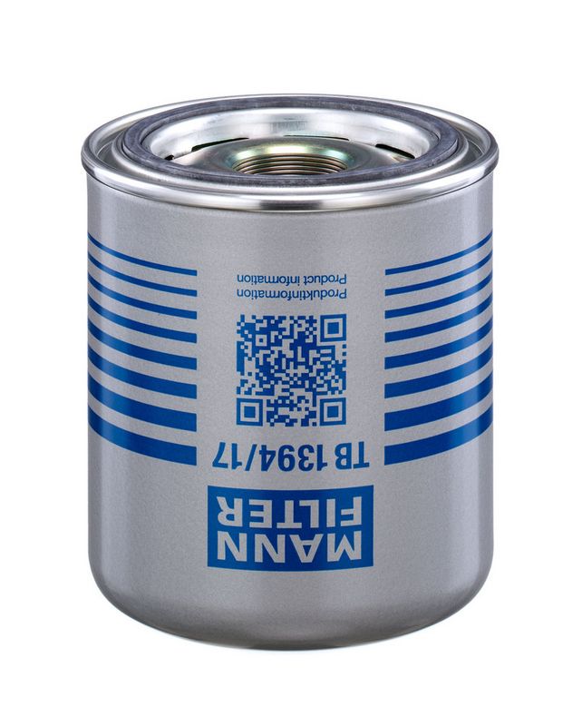 Õhukuivatuspadrun, suruõhusüsteem, MANN-FILTER TB 1394, 17 x