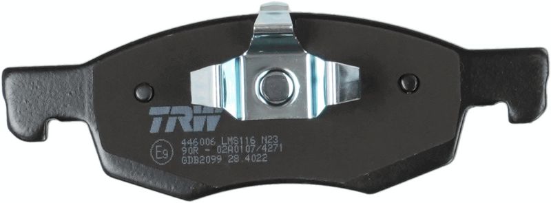 TRW GDB2099 Brake Pad Set, disc brake