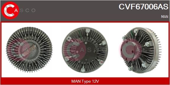 Spojka, větrák chladiče CVF67006AS