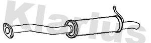 KLARIUS 212205 - Rear Silencer