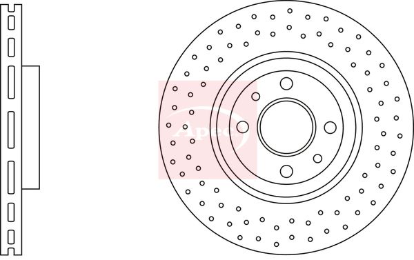 APEC Brake Disc DSK3236