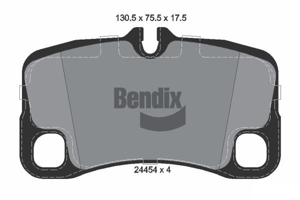 BENDIX Braking fékbetétkészlet, tárcsafék BPD2152