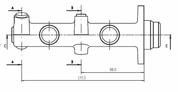 MOTAQUIP főfékhenger VMC119