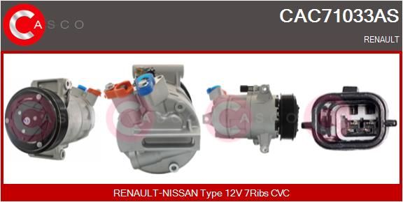 Kompresor, klimatizace CAC71033AS