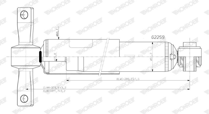 Schokdemper Achter Links/Rechts past: FORD FOCUS IV 1.0-2.3 09.18-11.25