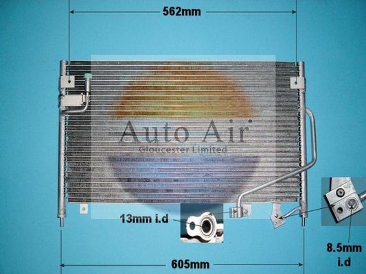 Auto Air Gloucester 16-1185 Condenser, air conditioning