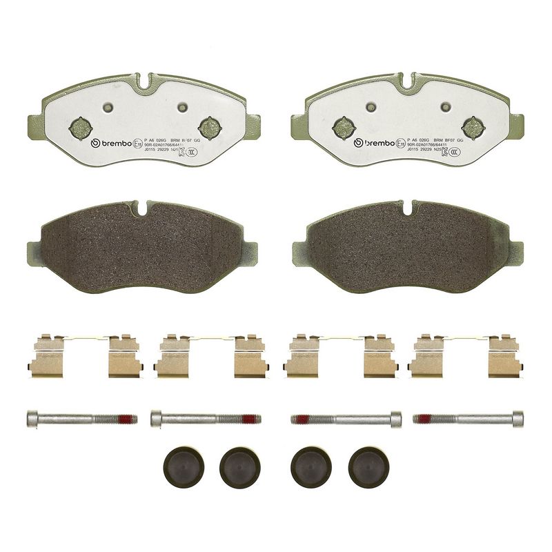 BREMBO P A6 026G Brake Pad Set, disc brake
