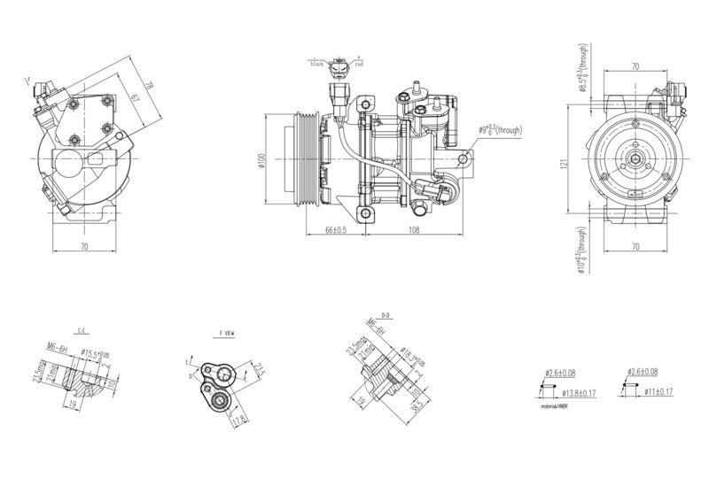 HELLA 8FK 366 201-071 Compressor, air conditioning
