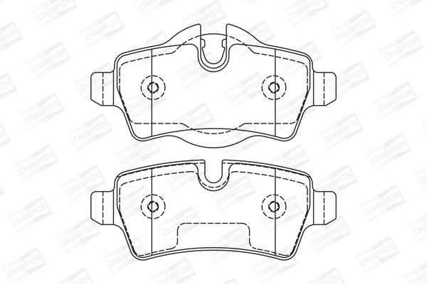 Колодки тормозные (задние) на Clubman, Clubvan, Mini, Roadster