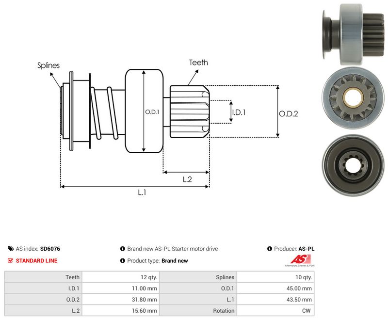 Vabajooks, starter, AS-PL SD6076