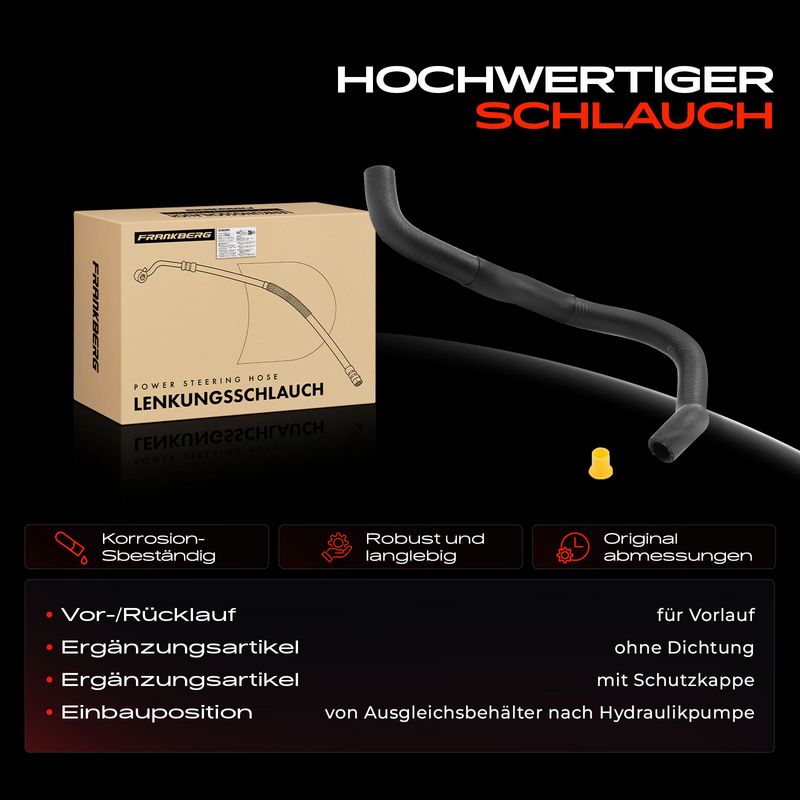 Frankberg 5481FB0018201 Hydraulic Hose, steering