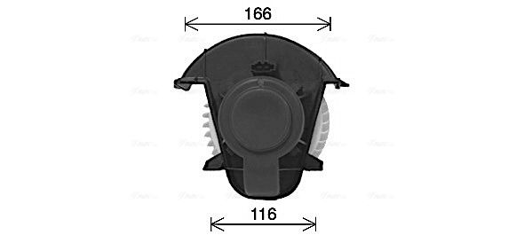 AVA QUALITY COOLING Utastér-ventilátor VN8409