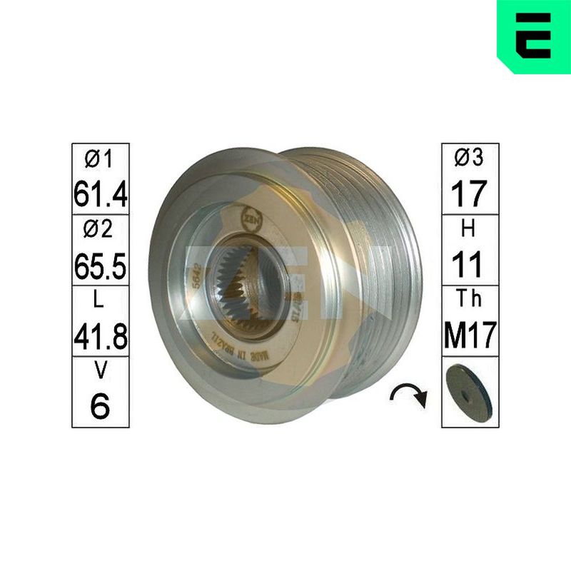ERA generátor szabadonfutó ZN5642
