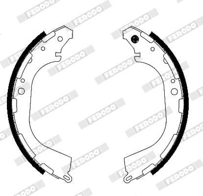 FERODO FSB683 Brake Shoe Set
