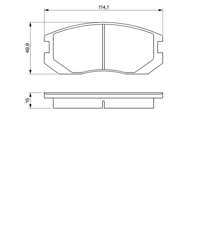 BOSCH Plaquettes de frein à disque 0 986 460 980