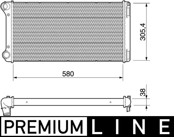 Product Image - Radiateur - CR1109000P - MAHLE