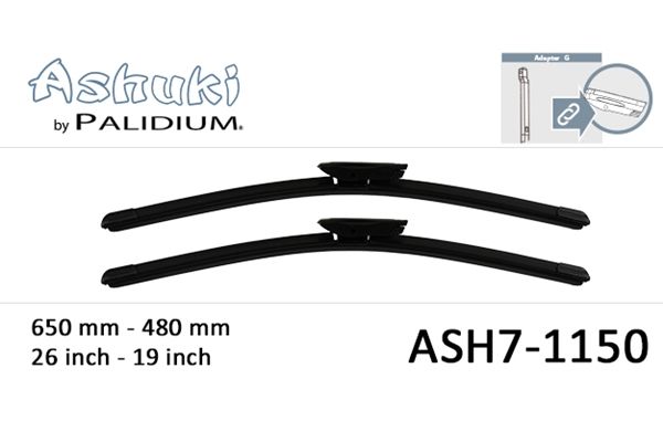 ASHUKI by Palidium törlőlapát ASH7-1150