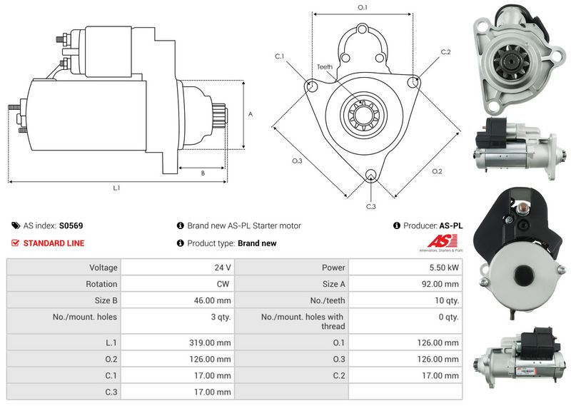 AS-PL S0569 Starter