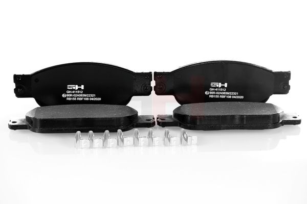 Piduriklotsi komplekt, ketaspidur, GH GH-411512