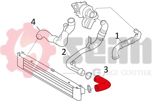 SEIM 981165 Charge Air Hose