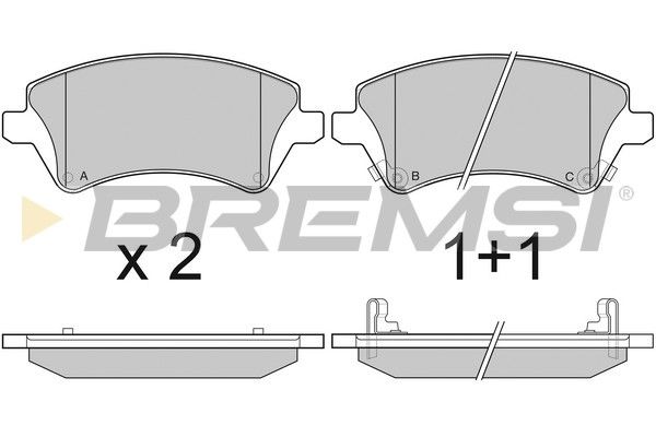 Тормозные колодки пер. Corolla 00-07/Avensis 99-03 (TRW)