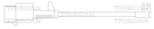 TRISCAN figyelmezető kontaktus, fékbetétkopás 8115 15001