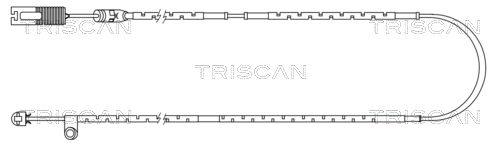 TRISCAN figyelmezető kontaktus, fékbetétkopás 8115 17006