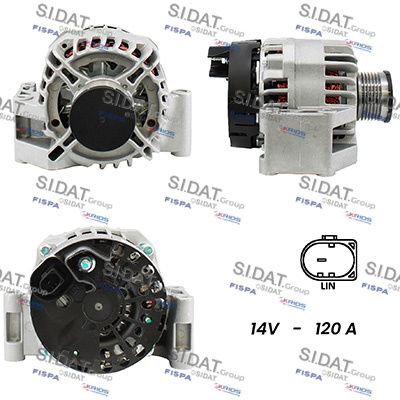 SIDAT generátor A12DE0407A2