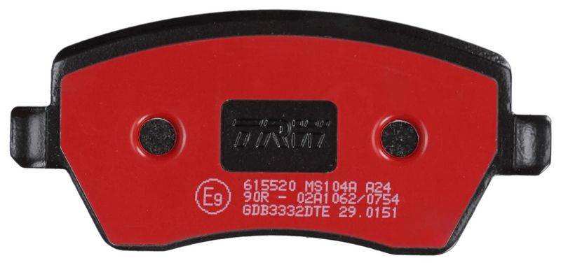 TRW GDB3332DTE Brake Pad Set, disc brake