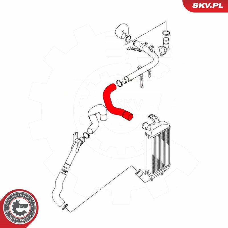 ESEN SKV 43SKV294 Charge Air Hose