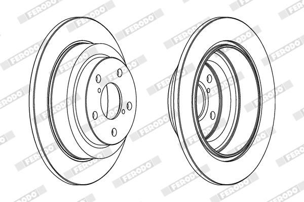 FERODO DDF678C Brake Disc