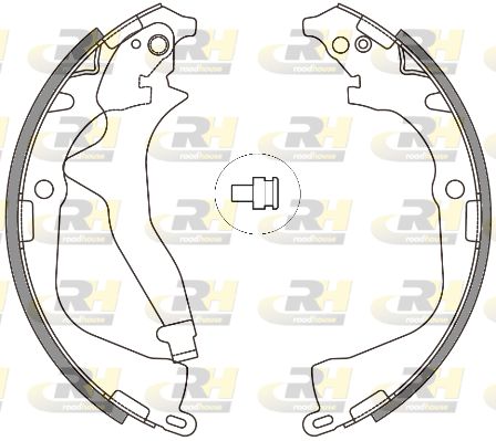 Комплект гальмівних колодок, Roadhouse 464800