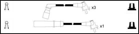 Juego de cables de encendido