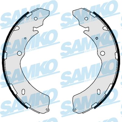 Комплект гальмівних колодок, Samko 88910