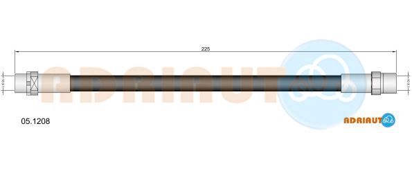Гальмівний шланг, Adriauto 05.1208