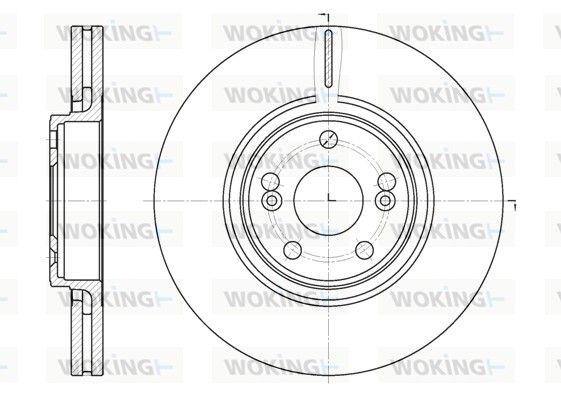 Гальмівний диск, Woking D669410