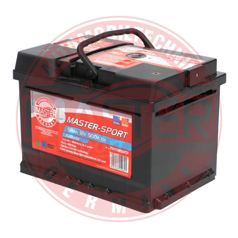 MASTER-SPORT GERMANY Indító akkumulátor 780585012