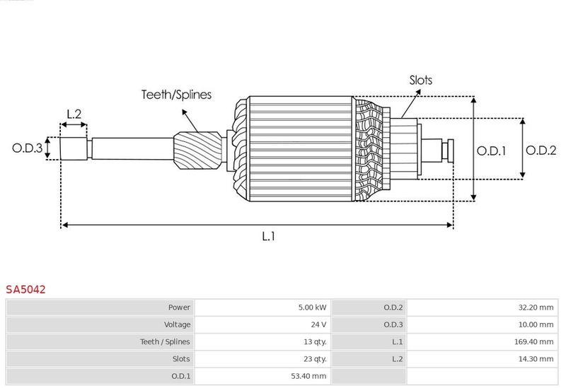 Анкер, стартер, Auto Starter SA5042