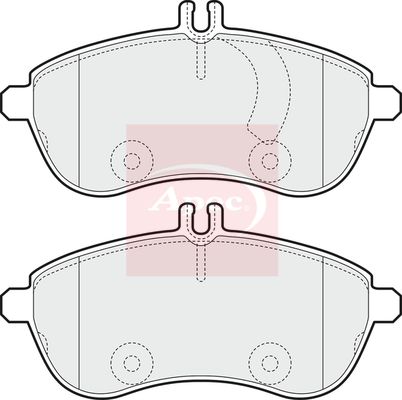 APEC Brake Pad Set, disc brake PAD1565