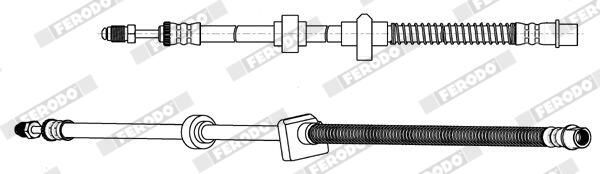 BREMSSCHLAUCH FERODO FHY2725 1