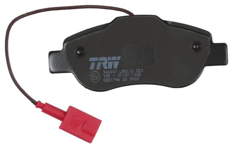 TRW GDB1746 Brake Pad Set, disc brake