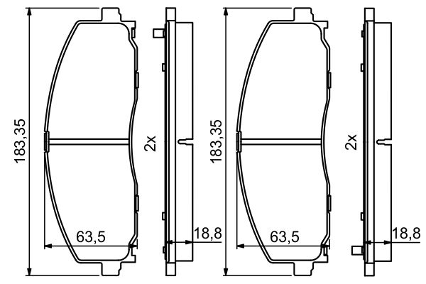 desky brzdové FIAT, CHRYSLER 0986494769