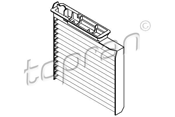 Фільтр, повітря у салоні, Topran 700462