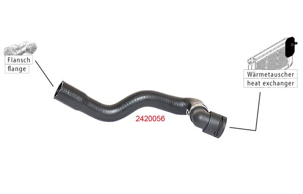 METZGER AUTOTEILE 2420056 Radiator Hose