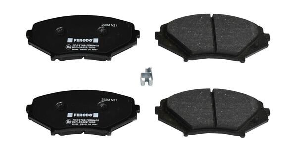 FERODO FDB1758 Brake Pad Set, disc brake