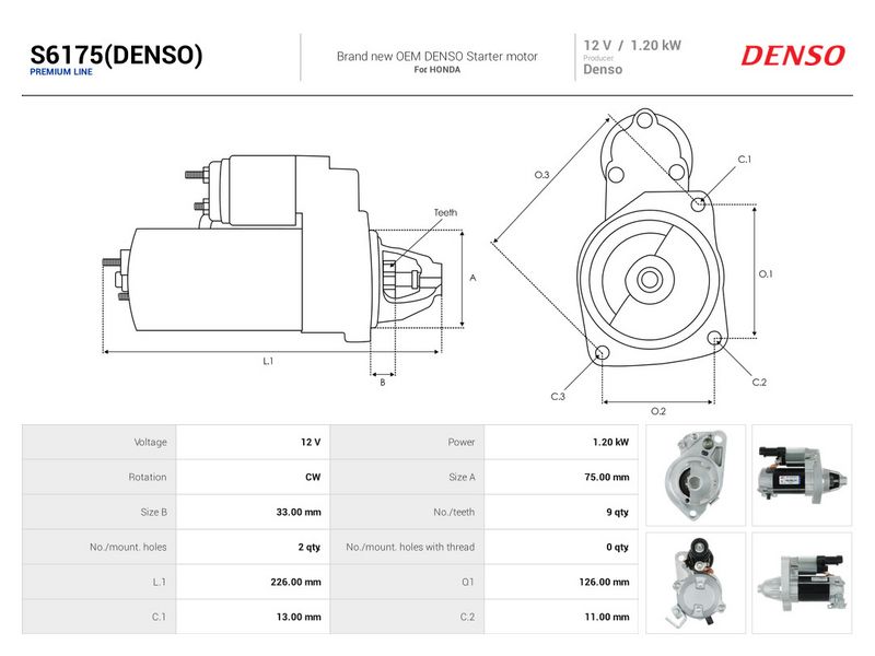 This part match OEM code: 31200-RZP-E01