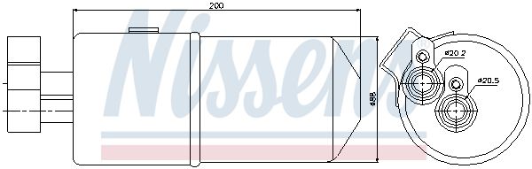 NISSENS 95436 Dryer, air conditioning