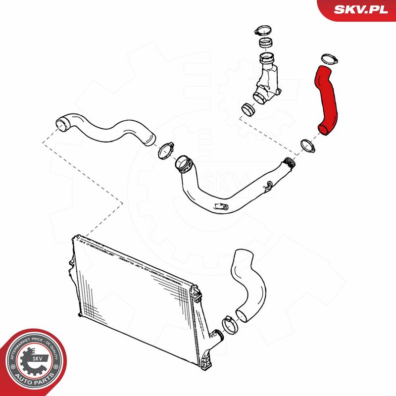 ESEN SKV 24SKV803 Charge Air Hose